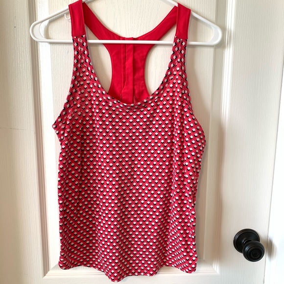 BANANA REPUBLIC Geometric Print Racer Back Tank—SM - Picture 8 of 14